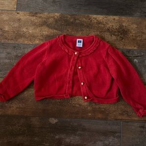 Janie and Jack Baby Red Sweater